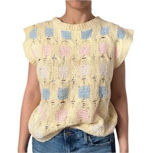 Vintage Empire Gene Stuart Wool Sleeveless Sweater